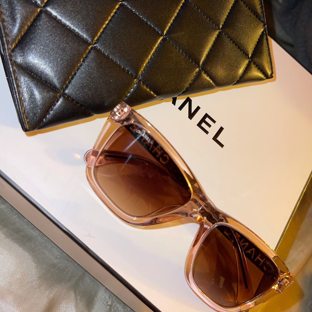 These are brand new chanel sunglasses new and out the box